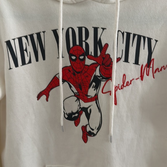 Spider man white women’s hoodie - Picture 4 of 7